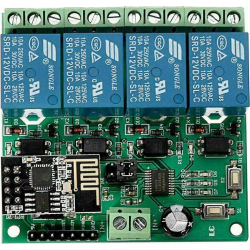 Moduł przekaźnika 4-kanałowy WiFi IoT 12V ESP8266 do Smart Home